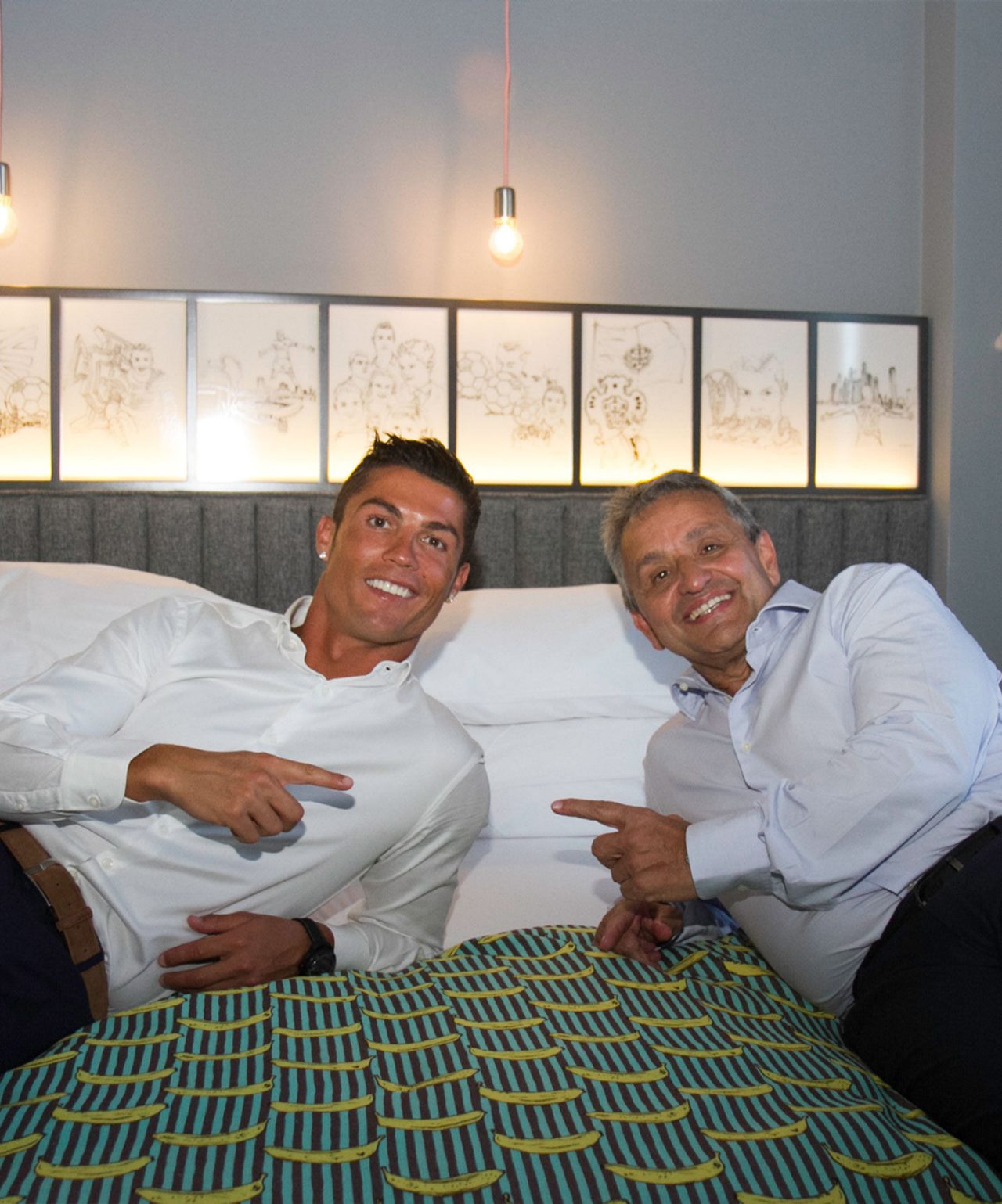 La marca Pestana CR7 es una asociación entre Cristiano Ronaldo y el Grupo Pestana, representado por Dionísio Pestana