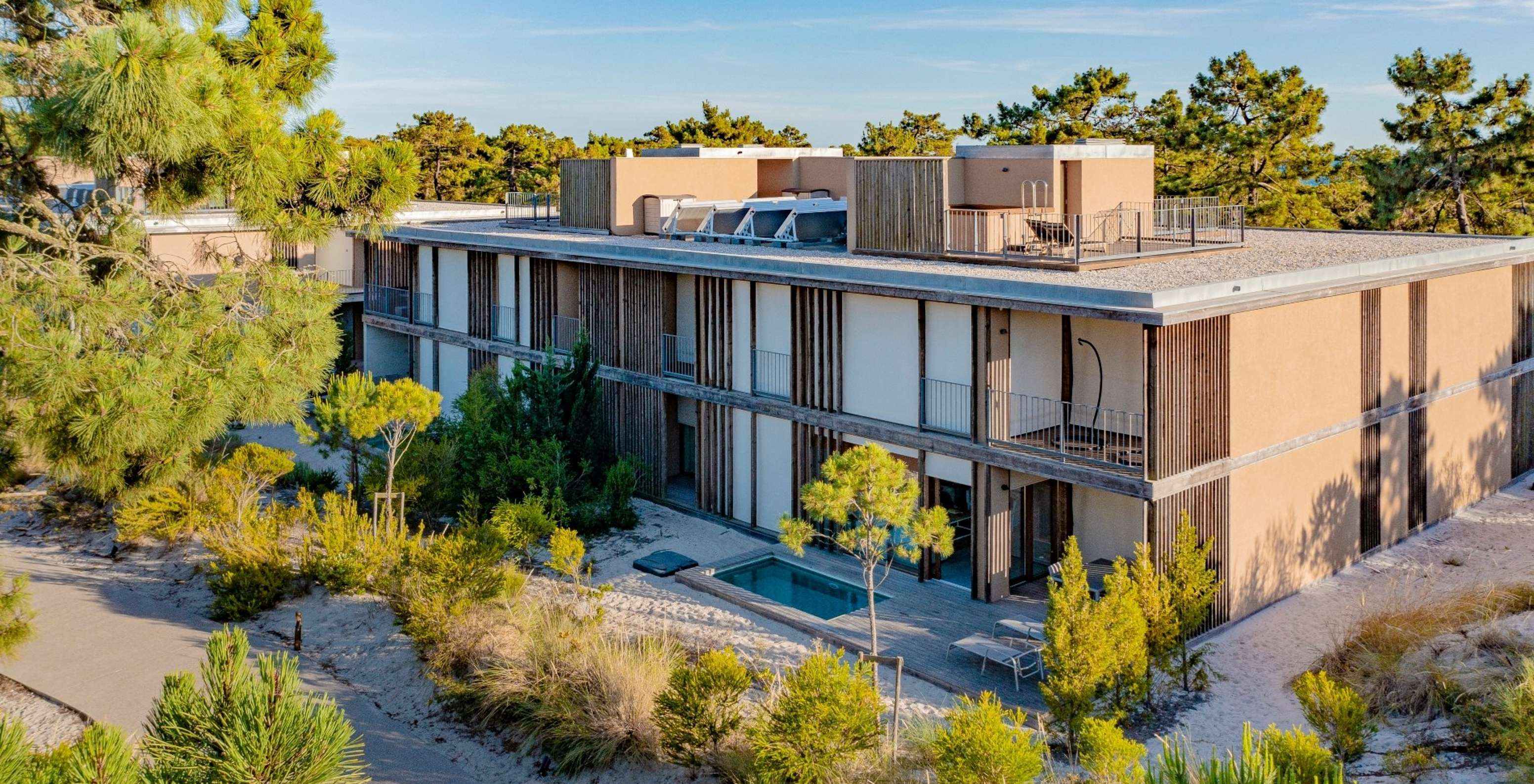 Apartment Eco Village Erdgeschoss Pestana Tróia Eco Resort hat Natur und einen Pool