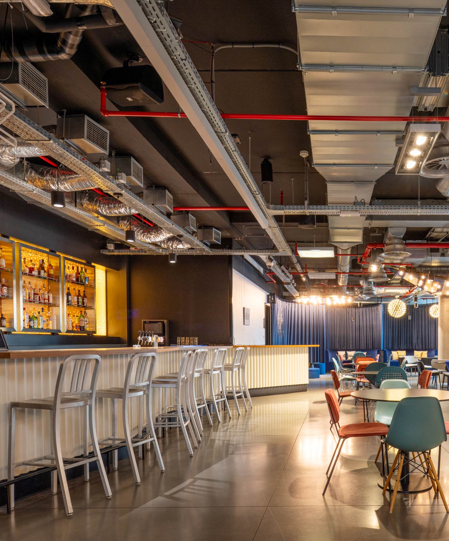 Bar area at Pestana Brussels Schuman, hotel in Brussels near the European Parliament