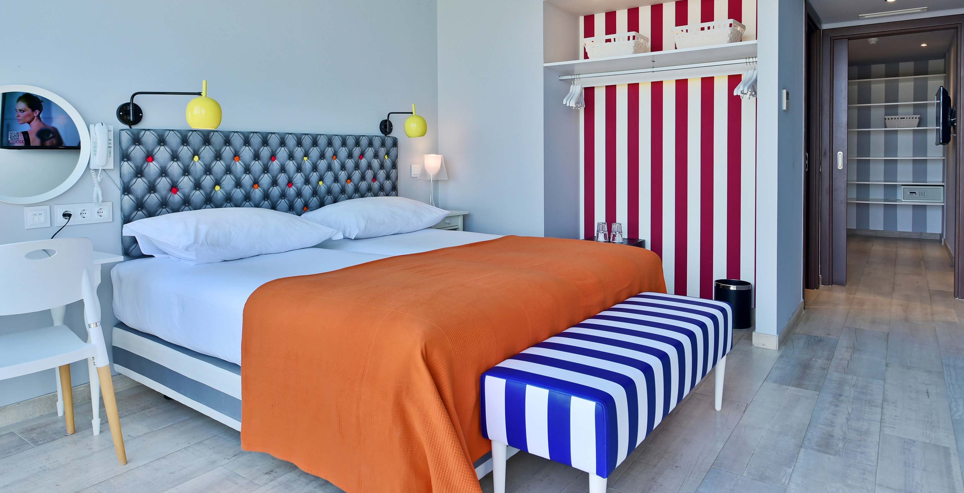 The Suite Duplex Sea View of Pestana Alvor South Beach has two single beds together