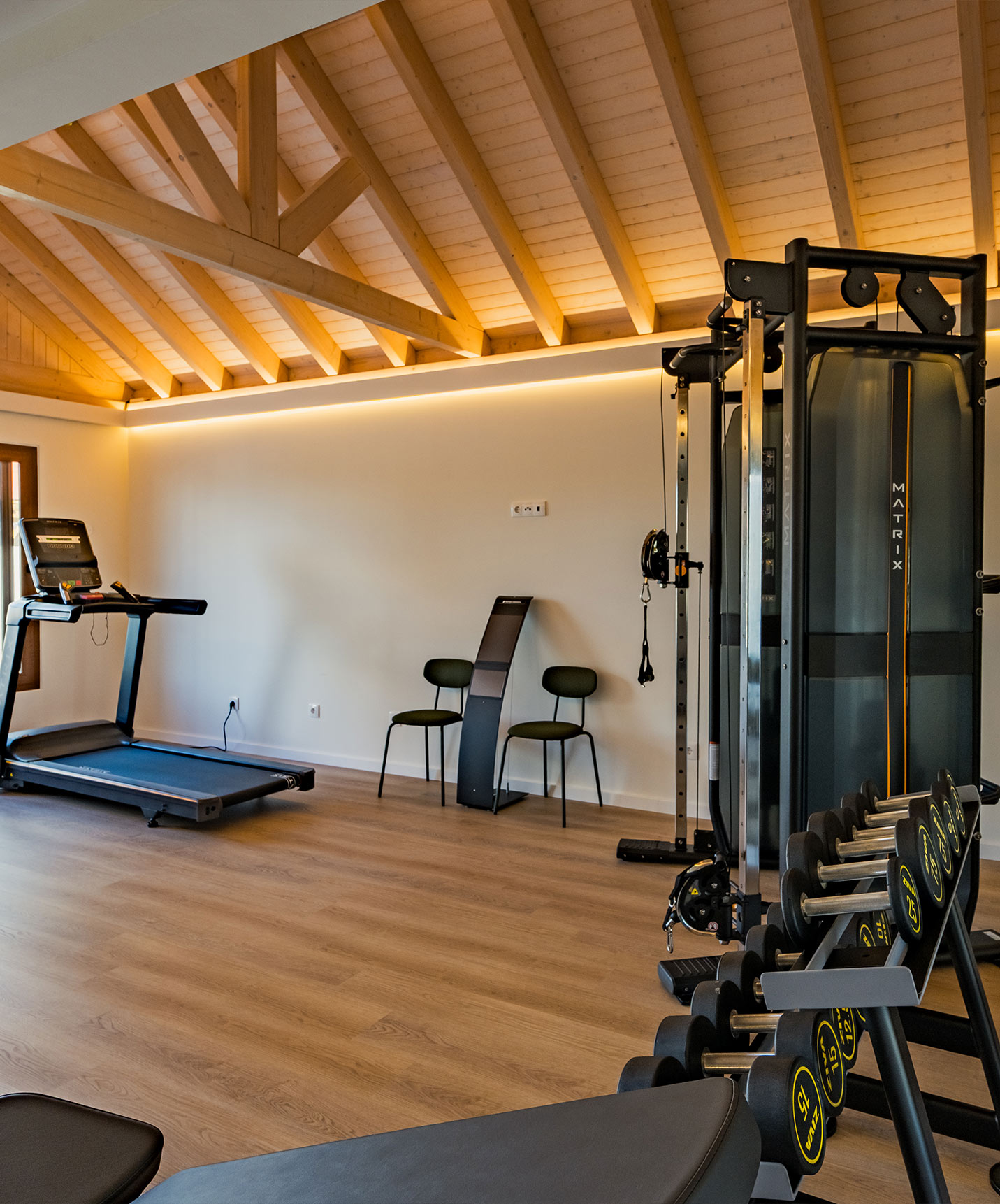 Gimnasio moderno equipado de las villas a 5 minutos de la playa de Comporta, en Pestana Comporta Village Residences