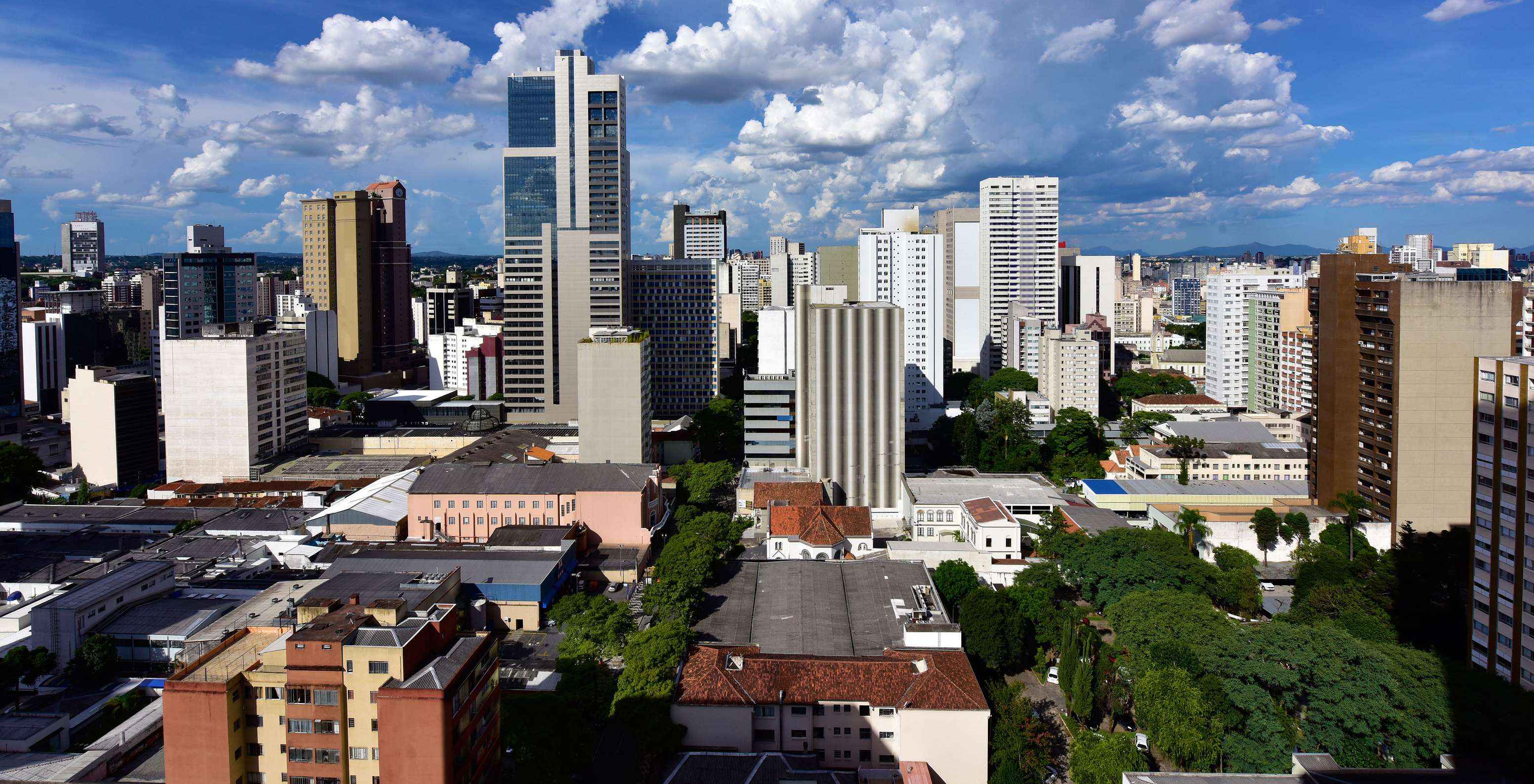 Vue de l'hôtel Pestana Curitiba sur l'une des villes avec la meilleure qualité de vie au Brésil