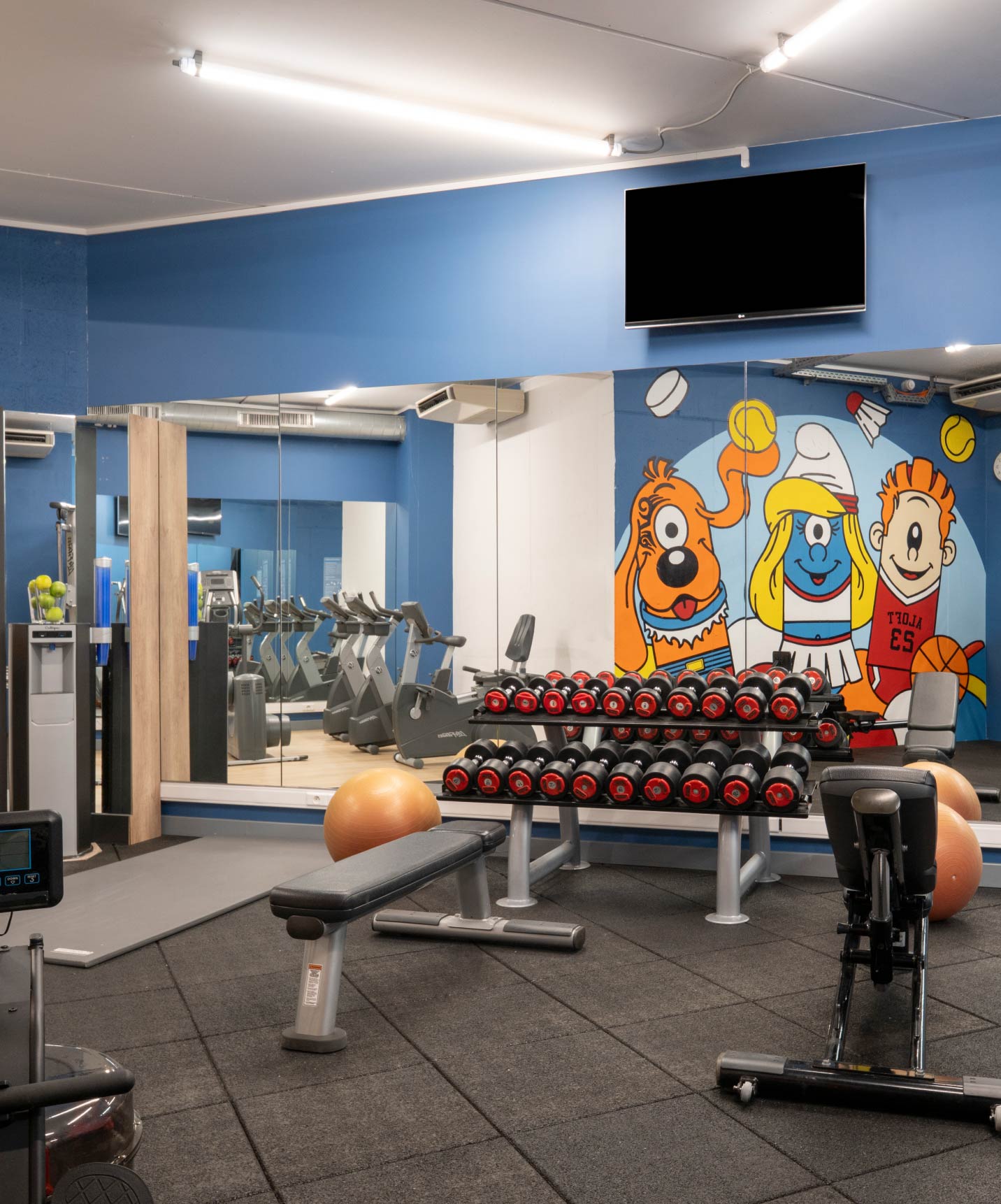 Ginásio aberto 24 horas do Pestana Brussels Schuman, um hotel em Bruxelas, perto do Parlamento Europeu