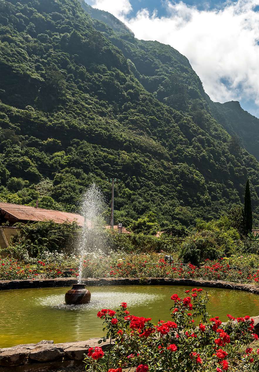 Rose garden at Pestana Quinta do Arco with one of the largest rose gardens in Europe