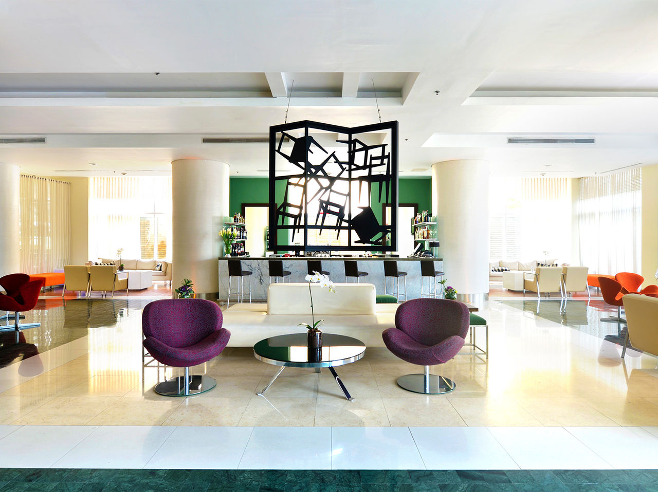 Lobby Bar in Caracas has a relaxed vibe with sofas and armchairs for drinks