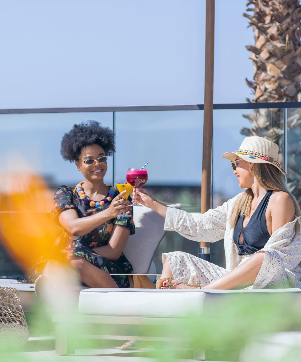 Pestana CR7 Marrakesh was een stap naar de internationalisering van het merk. Geniet hier van cocktails aan het zwembad