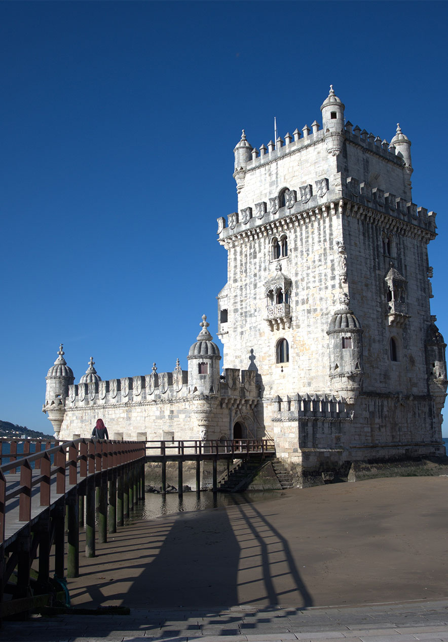 Stay at Pestana Palace Lisbon and visit the iconic Torre de Belém on a sunny day located on the banks of the Tagus River