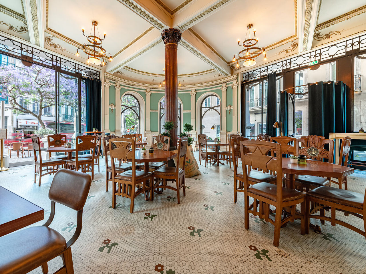 Historic Café A Brasileira, 5-Star Hotel in Central Porto, known for specialty coffee